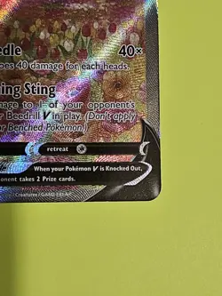 Pokemon Beedrill V #161/189 Alternative Art Astral Radiance NM TCG Card Fresh - Image 3