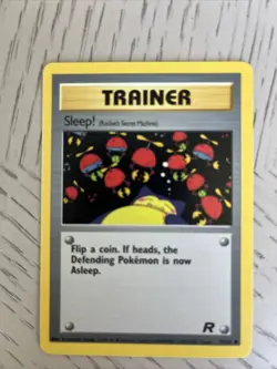 Pokemon TCG SLEEP 79/82 (Team Rocket’s secret￼ machine) Trainer ￼Card -💎NM💎 - Image 1