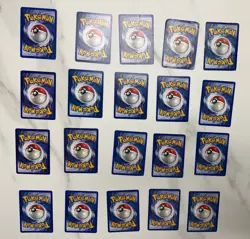Lot of 20 Pokemon Cards Base Set including Pikachu #70 - Image 4