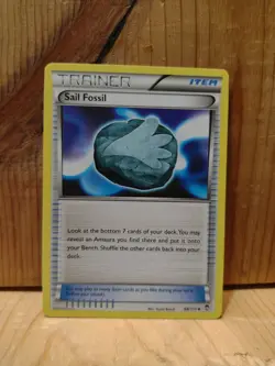 Pokemon Card 2014 TRAINER: Sail Fossil 98/111 - Image 1