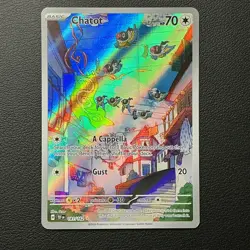 Pokemon TCG Chatot Card 181/162 SV05: Temporal Forces NM Illustration Rare - Image 1