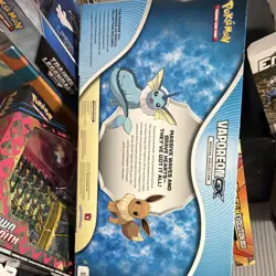 Pokemon Vaporeon-GX Special Collection Kit English TCG Card Box - Image 2