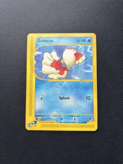 Pokemon Card Expedition Base Set E Series Goldeen 111/165 WOTC - Image 1