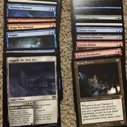 Magic the Gathering MTG Vtg Lot 350 Cards Estate As Found Not Searched See Photo - Image 2