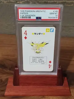 1996 Pokemon Green Back Poker Playing Card PSA 10 Lot - Image 3