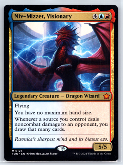 MTG Niv-Mizzet Visionary Foundations FDN #123 Regular Mythic Rare Magic Card TCG - Image 1