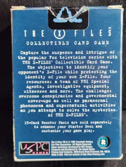 THE X-FILES 1996 COLLECTIBLE CARD GAME 60 CARD STARTER DECK OPEN BOX COMPLETE - Image 2
