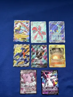 Pokemon Card Lot Of 8 - Full Art Ex - Mega - V (6) - Image 1