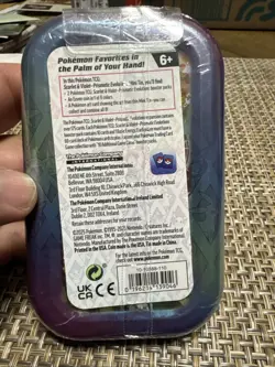 Pokemon TCG Prismatic Evolutions Mini Tin Espeon, New/Sealed + Extra EX Card - Image 2