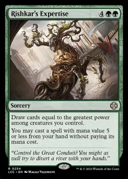 1 x Rishkar's Expertise - Commander: The Lost Caverns of Ixalan - NM-Mint - MTG - Image 1