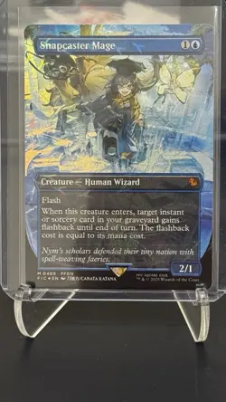 Magic MTG Snapcaster Mage (Borderless) (Chocobo Track Foil) 0469 - Image 1