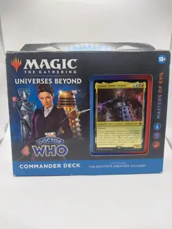Magic The Gathering Universes Beyond: Doctor Who Masters Of Evil Commander Deck - Image 1