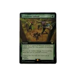 Galadhrim Ambush Extended Art LTC Regular NM Magic The Gathering Mtg - Image 1