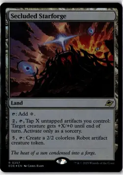 MTG #0257 Secluded Starforge (Foil) (EOE) Edge of Eternities - Image 1