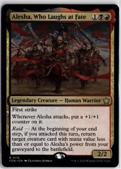 Magic The Gathering #0115 - Alesha, Who Laughs at Fate - Foundations -FDN - R - Image 1