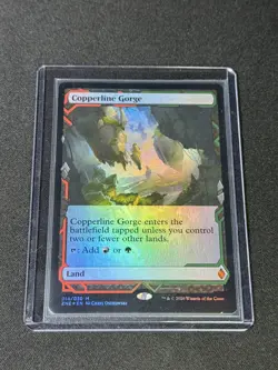 Copperline Gorge Foil MTG (ZNE) Zendikar Rising Expeditions NM Unplayed # 14 - Image 3
