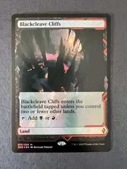 NM Foil Blackcleave Cliffs, MTG, Zendikar Expeditions, Magic the Gathering, 13 - Image 2