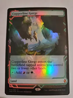 Copperline Gorge Zendikar Rising Expeditions Foil - Image 1