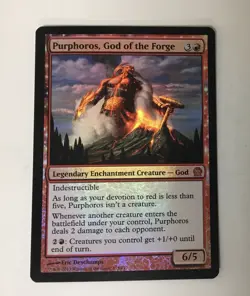 Purphoros, God of the Forge Theros Foil - Image 1
