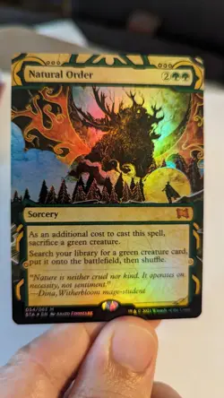 1x Natural Order FOIL NM - Strixhaven Mystical Archive Magic MTG x1 - Image 1
