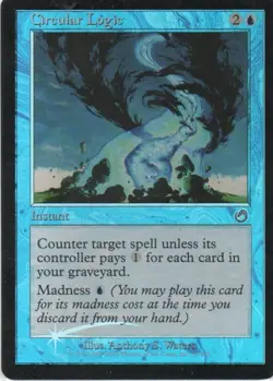 MTG: Torment: Foil Circular Logic: Lightly Played Condition - Image 1