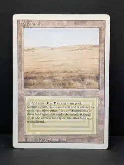 Savannah Revised MTG Magic The Gathering Dual Land Reserved List vintage EDH MP - Image 1