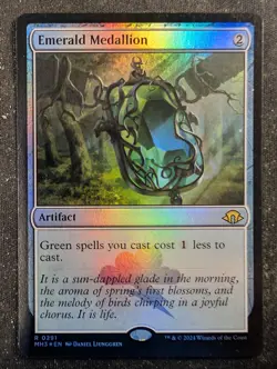 Emerald Medallion - Foil - Modern Horizons 3 (MTG) - Image 1