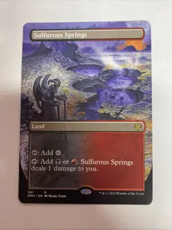Sulfurous Springs (Borderless) Dominaria United #381 Rare - Image 1