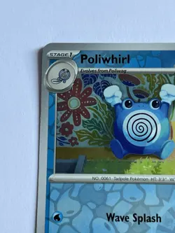 Poliwhirl 61 / 165 Pokemon Scarlet & Violet 151 2023 Near Mint Reverse Holo - Image 5
