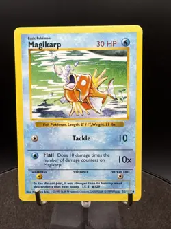 Shadowless Magikarp Base Set 35/102 Pokemon Uncommon - Image 1