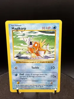 Shadowless Magikarp Base Set 35/102 Pokemon Uncommon - Image 2