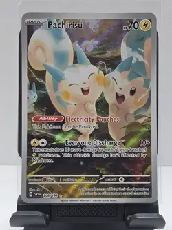 Pokemon Pachirisu 208/198 SV01: Scarlet & Violet Illustration Rare Full Art - Image 1