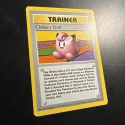 Pokemon TCG Base Set (Shadowless) #70/102 Clefairy Doll LP - Image 4