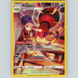 2022 Pokemon Ariados TG09/TG30 Full Art Trainer Gallery Ultra Rare Holo - VLP-NM - Image 1