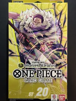 ONE PIECE TCG: Charlotte Katakuri (Yellow) STARTER DECK (ST-20) New Sealed - Image 1