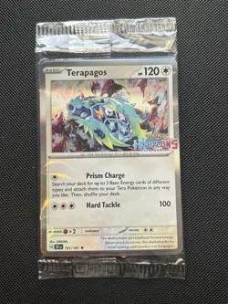 Pokemon Center HORIZONS Stamped Quaxly 050/191 & Terapagos 161/191 Promo SEALED - Image 1