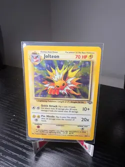 1999 Pokemon Jungle Jolteon Holo 4/64 - WotC Vintage Holographic - LP - Image 1