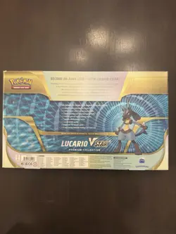Pokemon TCG Lucario VSTAR Box Premium Collection Factory Sealed - Fusion Strike - Image 2