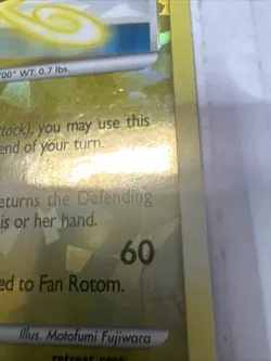 Fan Rotom RT1 Rising Rivals Reverse Holo Secret Rare Pokemon TCG - - Image 5