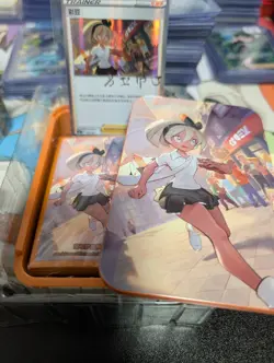 2024 Pokemon SC Trainer-Themed Storage Tin Bea With Deck Sleeves & Sealed Promo - Image 1