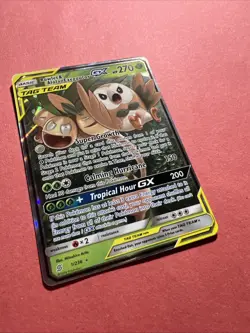 Pokemon TCG Rowlet & Alolan Exeggutor GX 1/236 Sm-Unified Minds Ultra Rare - Image 2