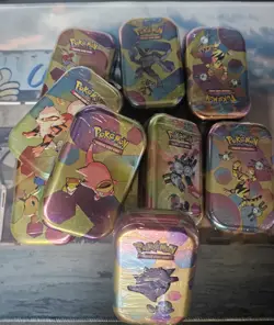 New & Sealed - Pokemon TCG Scarlet & Violet 151 Mini Tins Full Art Set - Image 1