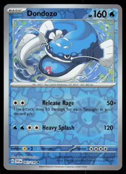 Dondozo 061/198 Reverse Holo Rare Pokemon Scarlet & Violet NM - Image 1