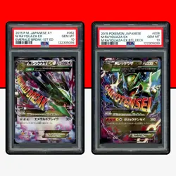 Pokemon PSA 10 SET M Rayquaza EX 062/078 006/018 Mega Emerald Break Japanese - Image 1