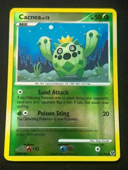 Cacnea 62/106 Great Encounters Reverse Holo Common MP 2008 Pokemon TCG - Image 1