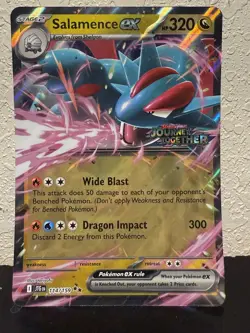 Pokemon Salamence EX 114/159 Journey Together Stamped Promo Holo NM - Image 1