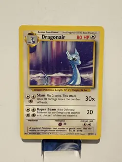 Pokemon Dragonair 18/102 Base Set Rare LP - Image 1