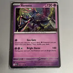 Xerneas 064/132 Best Buy Stamped Promo - Pokemon TCG Mega Evolutions Sealed - Image 1