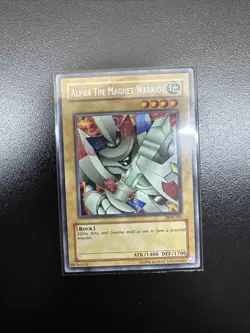 Yu-Gi-Oh Alpha the Magnet Warrior DOR-001 Prismatic Secret Rare Unlimited LP - Image 1