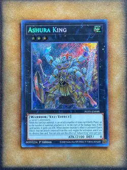 Yugioh Ashura King POTE-EN048 Secret Rare 1st Ed NM - Image 1